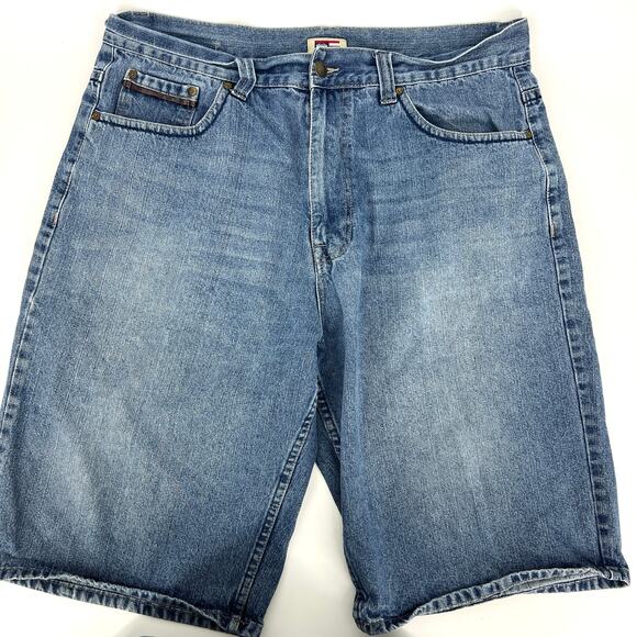 Vintage Phat Farm Mens 100% Cotton Denim Jean Shorts Size 42 - Picture 9 of 9